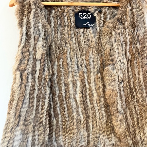 525 america luxe. Sleeveless coat in real rabbit fur in very good condition. Xs - Picture 7 of 7
